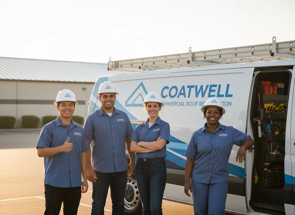 Commercial roof coating company in Laurier, WA